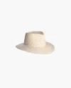 Eric Javits Squishee® Bayou Fedora Hat In White Mix