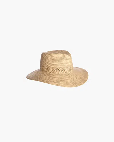 Eric Javits Squishee® Bayou Fedora Straw Hat For Men In Brown