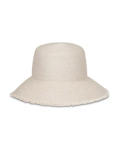 Eric Javits Squishee Bucket Hat In White