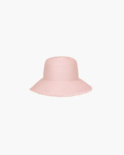 Eric Javits Squishee® Bucket Straw Hat - Limited Edition In Pink