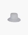 Eric Javits Squishee® Bucket In White/black Mix