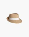 Eric Javits Squishee® Classic Fedora In Peanut/white