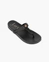 Eric Javits Squishee® Flip Flop Black In 6