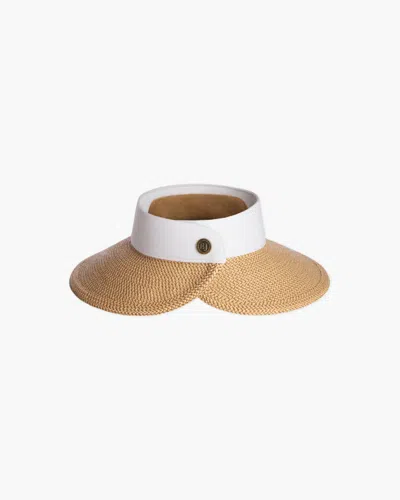 Eric Javits Squishee® Halo In Peanut/white