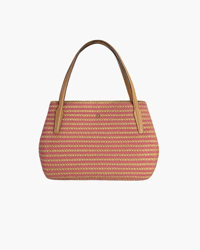 Eric Javits Squishee®  Isla Straw Bag - Final Sale In Salmon Mix