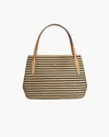 Eric Javits Squishee®  Isla Straw Bag Black Mix In Black Mix