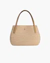 ERIC JAVITS SQUISHEE®  ISLA STRAW BAG PEANUT