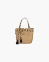 Eric Javits Squishee® St.tropez Straw Tote In Natural/black
