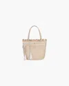 Eric Javits Squishee® St.tropez Straw Tote In Shell