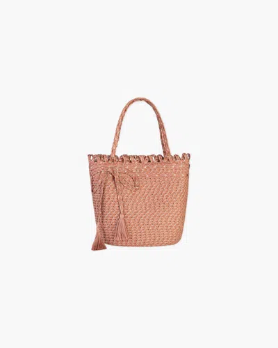 Eric Javits Squishee® St.tropez Straw Tote Terracotta - Final Sale