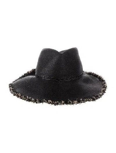 Pre-owned Eric Javits Straw Fedora Hat