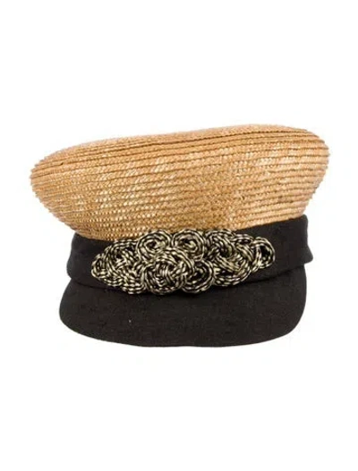Pre-owned Eric Javits Straw Hat In Neutral