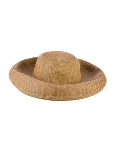 Pre-owned Eric Javits Straw Hat In Neutral