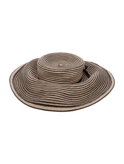 Pre-owned Eric Javits Straw Hat In Neutral