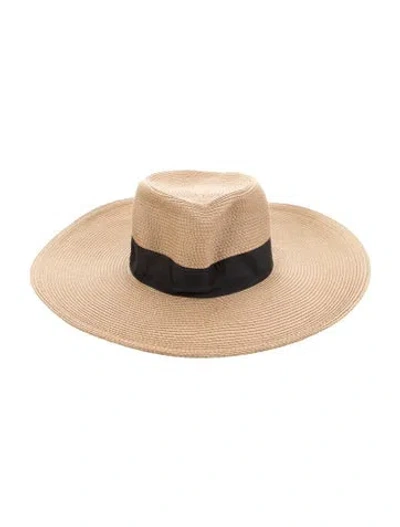 Pre-owned Eric Javits Straw Hat In Neutral