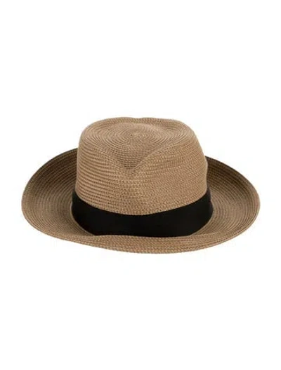 Pre-owned Eric Javits Straw Hat In Neutrals
