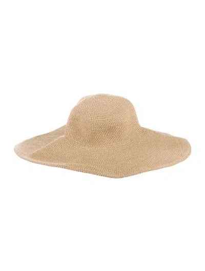 Pre-owned Eric Javits Straw Hat In Neutrals