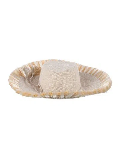 Pre-owned Eric Javits Straw Hat In Neutrals