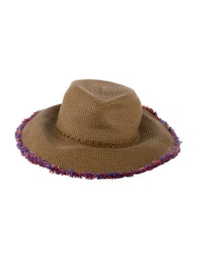 Pre-owned Eric Javits Straw Hat In Neutrals
