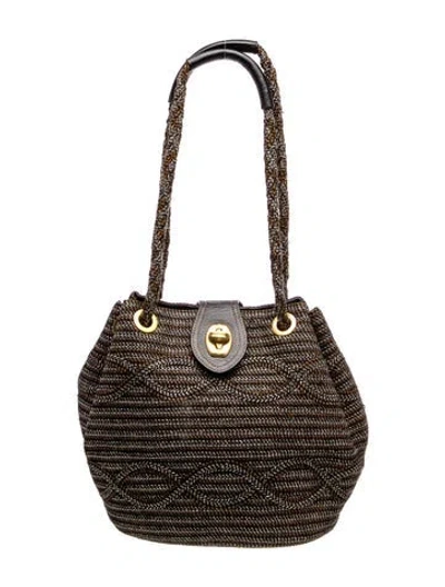 Pre-owned Eric Javits Straw Hobo In Neutrals