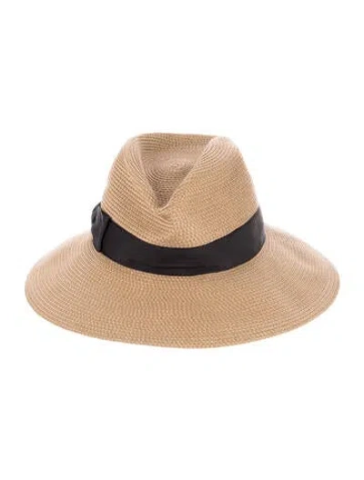 Pre-owned Eric Javits Straw Panama Hat In Neutral