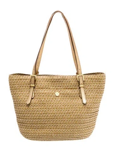 Pre-owned Eric Javits Straw Shoulder Bag