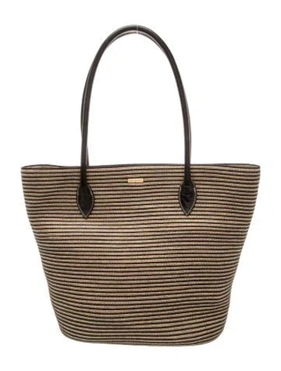 Pre-owned Eric Javits Straw Shoulder Bag