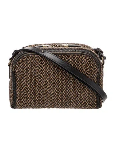 Pre-owned Eric Javits Straw Shoulder Bag In Brown