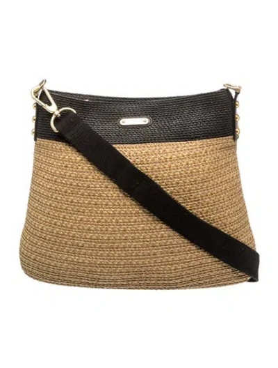 Pre-owned Eric Javits Straw Shoulder Bag In Neutrals