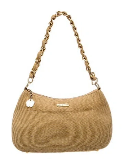 Pre-owned Eric Javits Straw Shoulder Bag In Neutrals