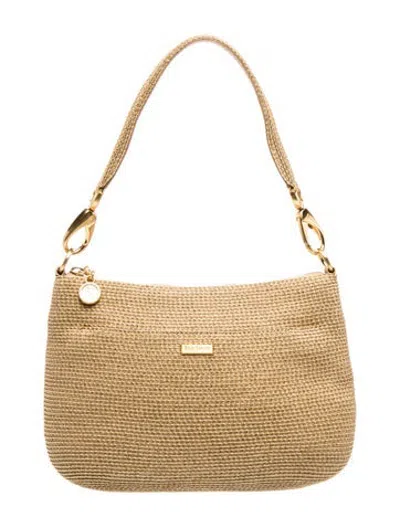 Pre-owned Eric Javits Straw Shoulder Bag In Neutrals