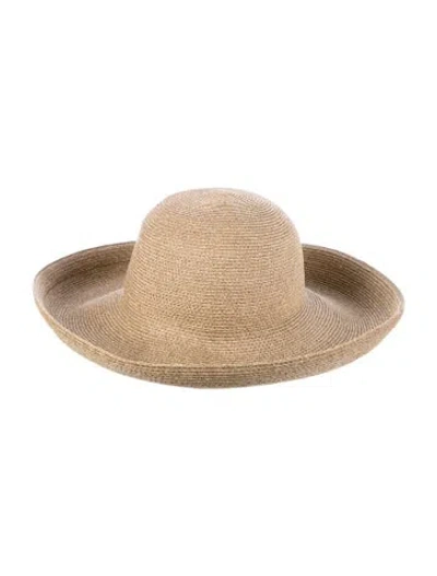 Pre-owned Eric Javits Straw Sun Hat In Neutral