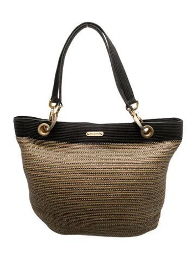 Pre-owned Eric Javits Straw Tote In Neutral