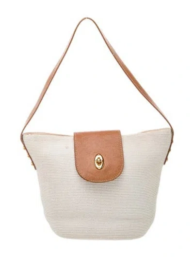 Pre-owned Eric Javits Straw Tote In Neutrals