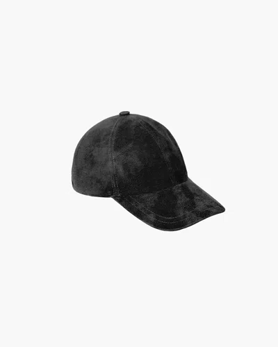 Eric Javits Suede Fenway In Black