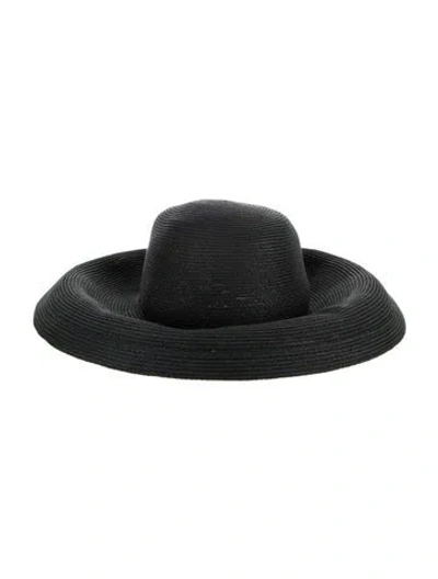 Pre-owned Eric Javits Summer Hat In Black