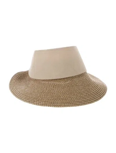 Pre-owned Eric Javits Summer Hat In Neutral