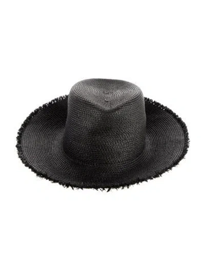Pre-owned Eric Javits Sun Hat In Black
