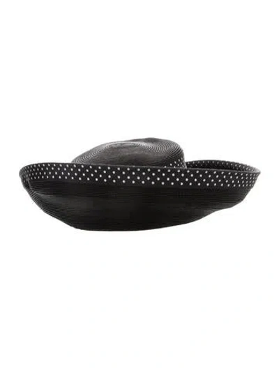 Pre-owned Eric Javits Sun Hat In Black