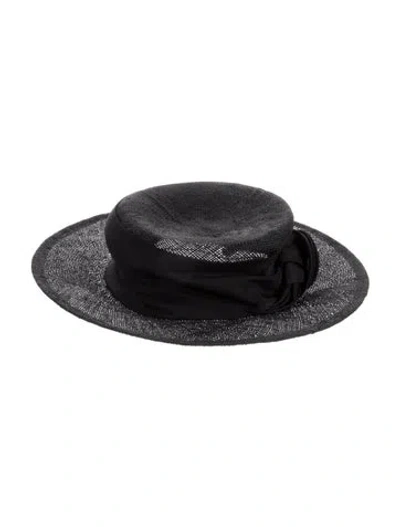 Pre-owned Eric Javits Sun Hat. In Black