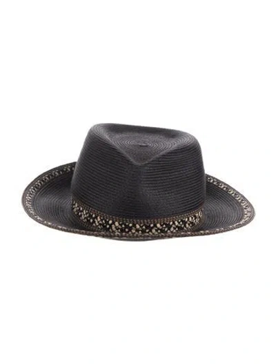 Pre-owned Eric Javits Sun Hat In Black