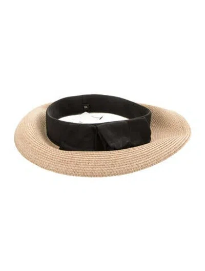 Pre-owned Eric Javits Sun Hat In Black