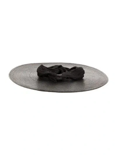 Pre-owned Eric Javits Sun Hat In Black