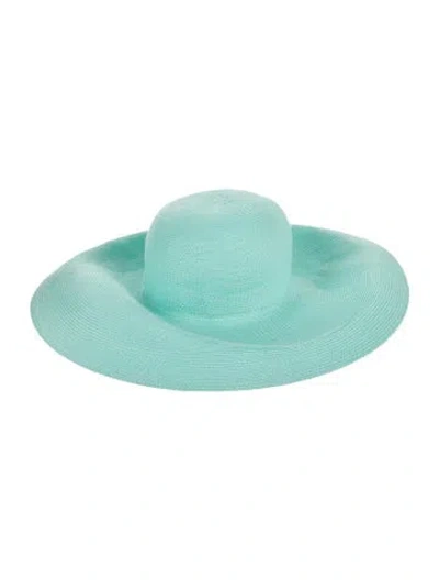 Pre-owned Eric Javits Sun Hat In Blue