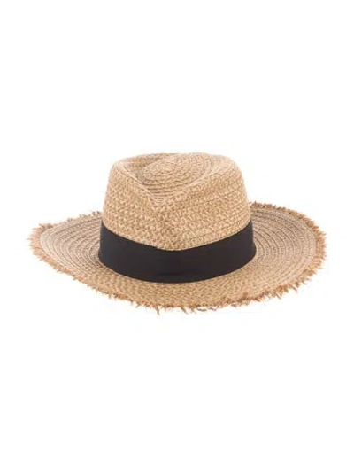 Pre-owned Eric Javits Sun Hat In Brown
