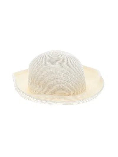 Pre-owned Eric Javits Sun Hat In Ivory