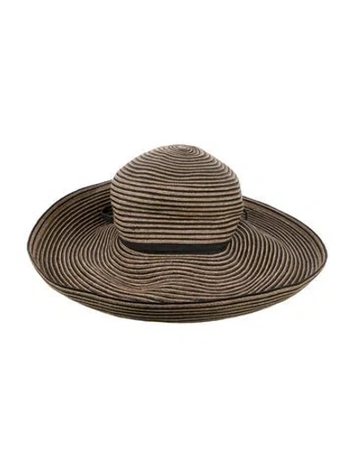 Pre-owned Eric Javits Sun Hat In Neutral