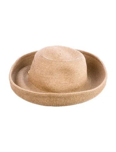 Pre-owned Eric Javits Sun Hat In Neutral