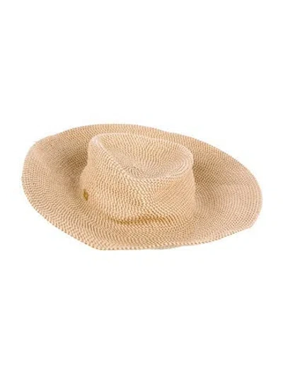 Pre-owned Eric Javits Sun Hat In Neutral