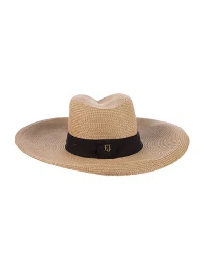 Pre-owned Eric Javits Sun Hat In Neutral